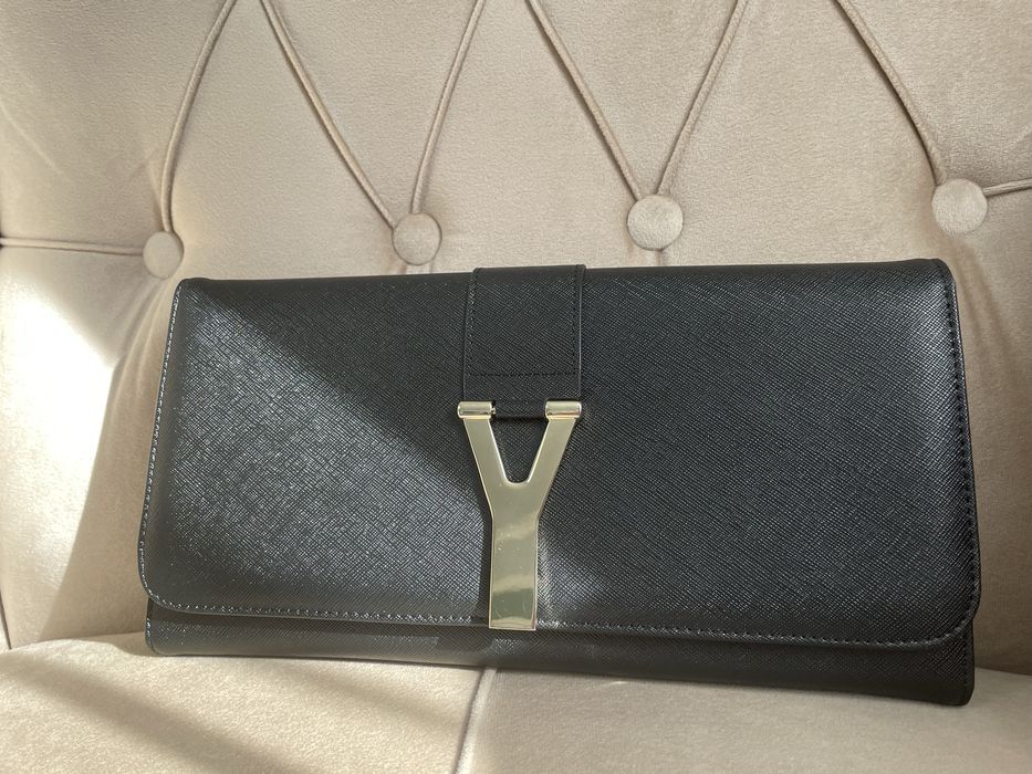 Клатч черный скидка