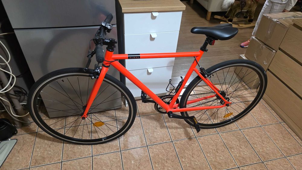 Bicicleta single speed Elops 500 stare excelenta mărime S