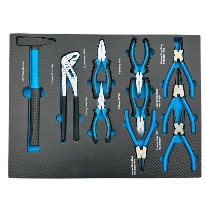 Шкаф/количка с инструменти 251 части 7 чекмеджета STAHLMAYER BLUE LİNE