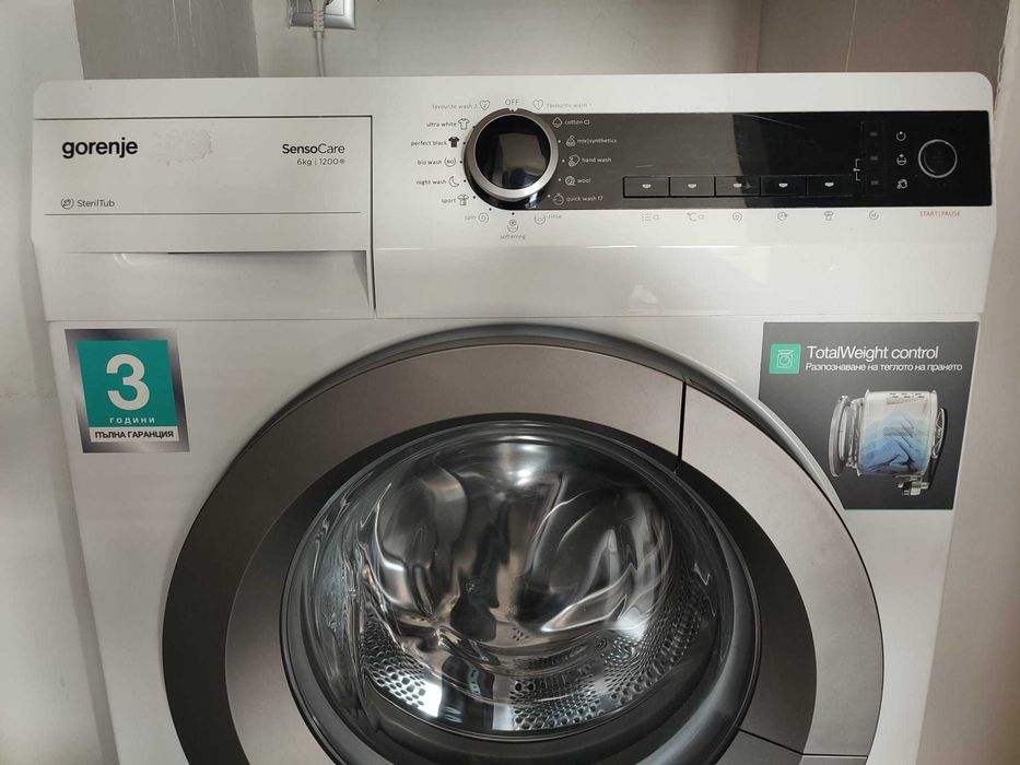 Пералня  Gorenje W6823L/S, Енергиен клас А+++