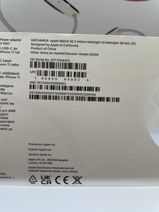 Apple watch SE 3 44mm GPS