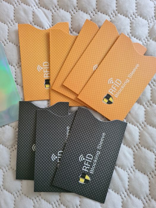 RFID калъф за защита на дебитна и кредитна карта
