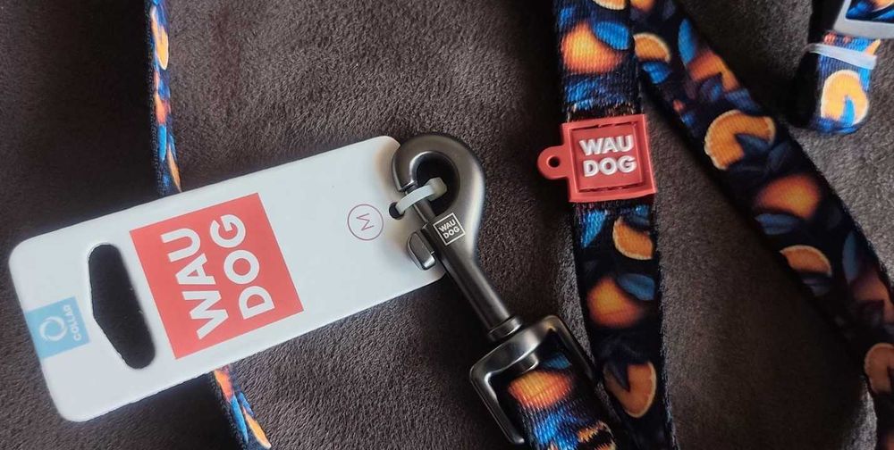 WAUDOG Комплект Повод и Нашийник за Куче M | QR Smart ID | Premium Nylon | Оригинален