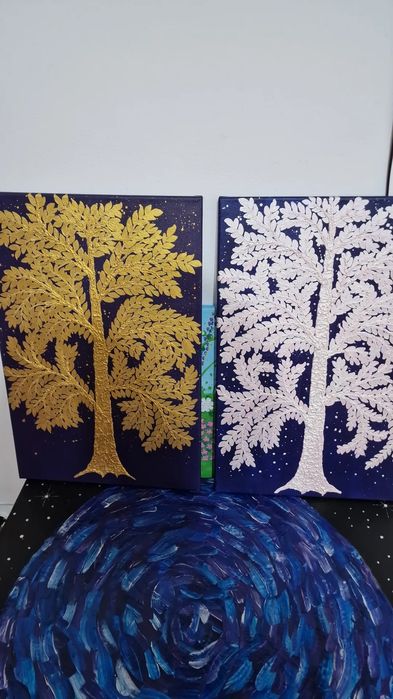 2 картины" Богатство и Любовь"