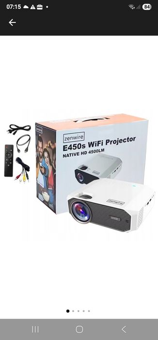 Mini videoproiector Zenwire wifi, Bluetooth,chromecast incorporat,noi