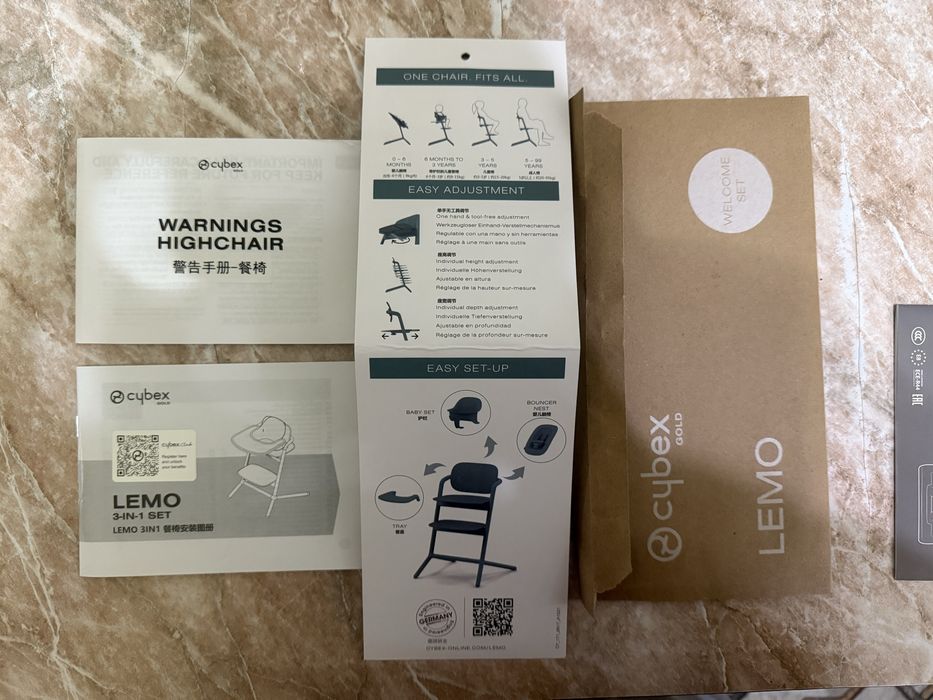 Стульчик для кормления Cybex LEMO comfort inlay 3 in 1