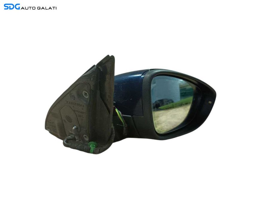 Oglinda Dreapta Electrica cu Lumini Ambientala Volkswagen Passat B7 2010 - 2015 Cod 3C0857934A [LR2096]