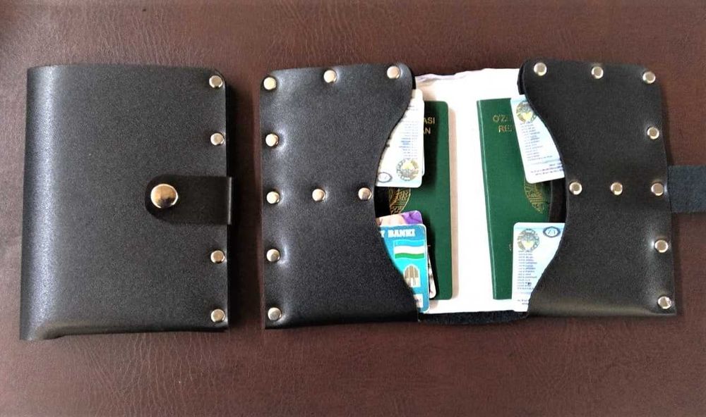 Автохужжатлар учун катмон. Автомобильный кошелек.