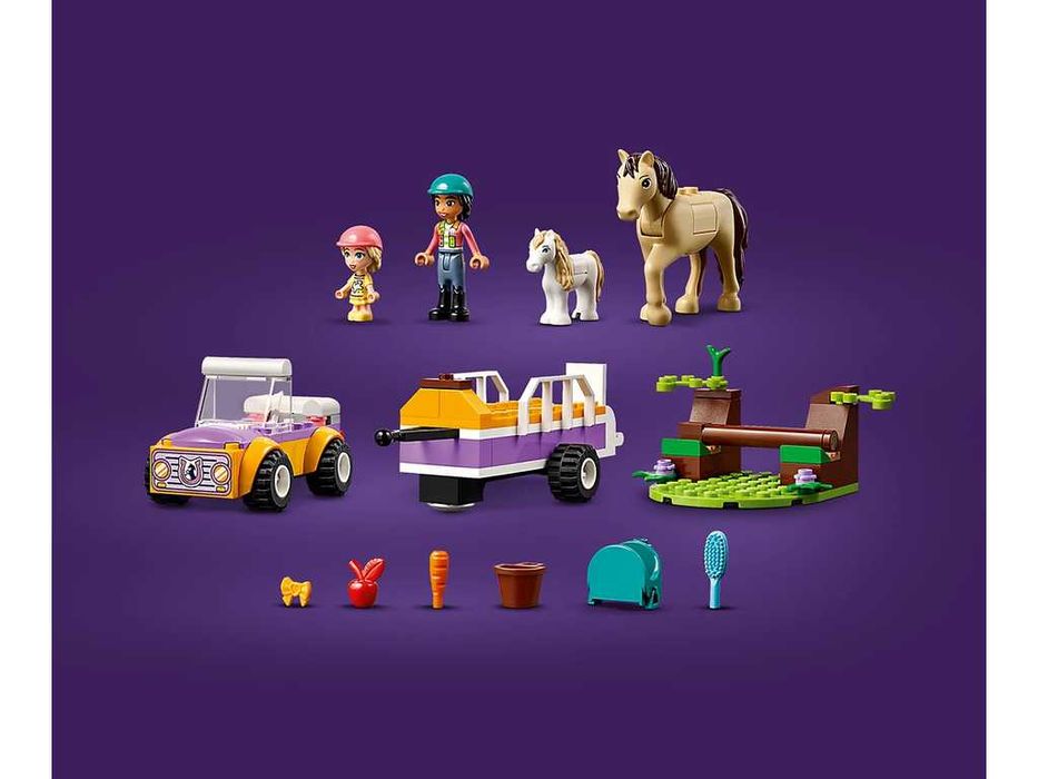 НОВИ! LEGO® Friends 42634 Ремарке за кон и пони