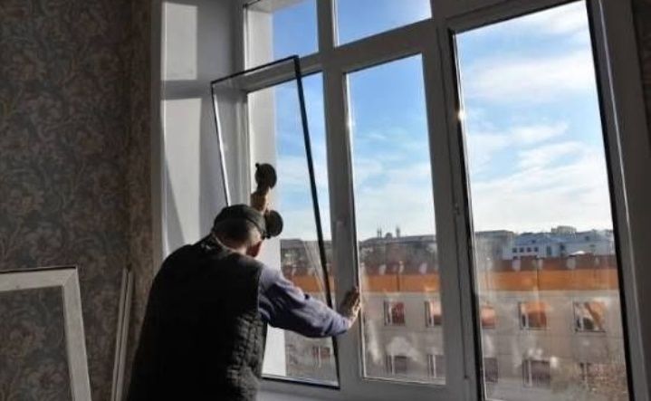 Москитные сетки /Плиссе/  ремонт окон Актобе