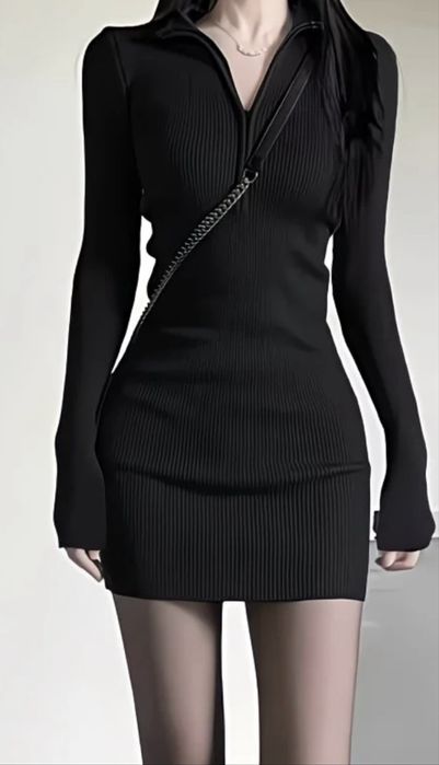 черное платье 2000тг