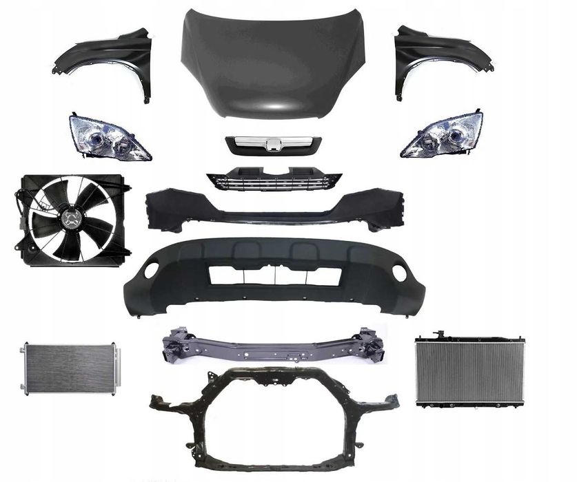 Бампер,капот,решетка,фара,радиаторы на Хонда Срв 06-09