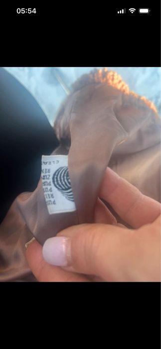 Haina eleganta din blana naturala