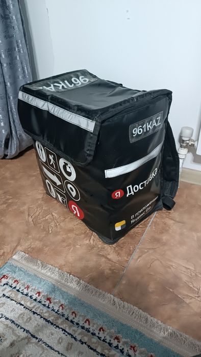 Термосумка Wolt , Яндекс (Черный)