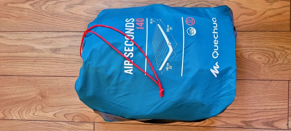 Saltea gonflabilă Quechua Air Seconds 140 – 2 persoane, stare impecabilă