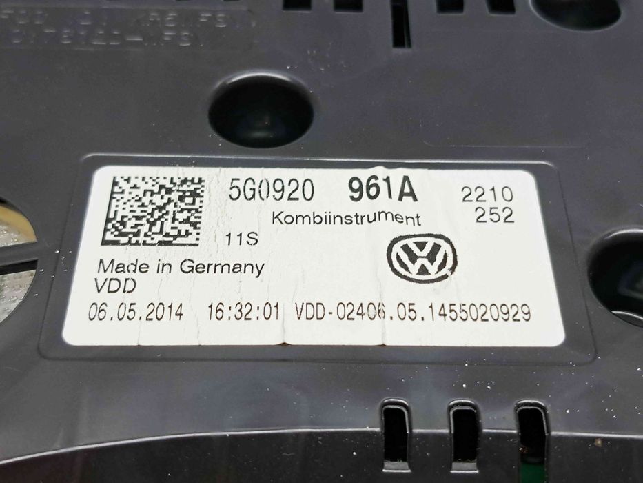 Ceas bord Volkswagen Golf 7 (5G) [Fabr 2014-prezent] 5G0920961A