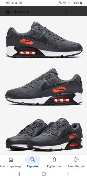 Nike Air Max 90 UK 7 US 8 Mens Size 41/26см. ОРИГИНАЛ! Мъжки Маратонки