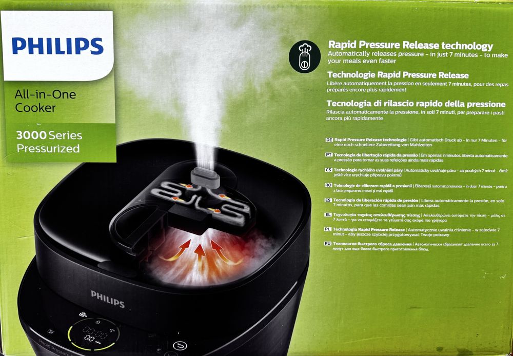 МУЛТИКУКЪР PHILIPS 3000 Series All-in-One Cooker Pressurized
