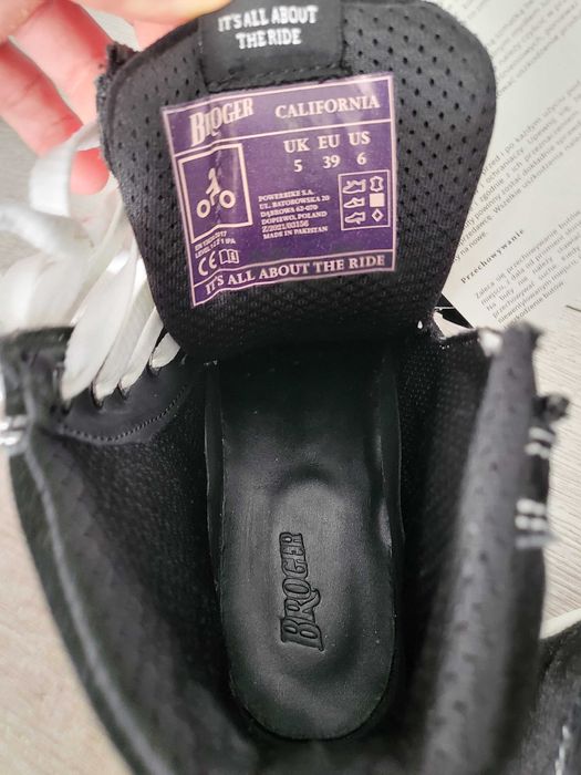 Ghete piele Broger California marime 39