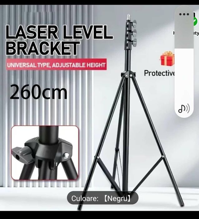 Trepied șefia sau video camera