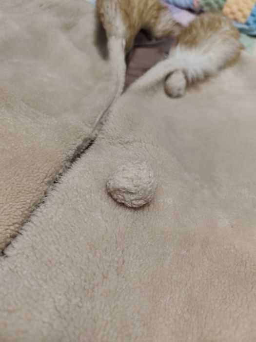 Дамско кожено  палто с Яка