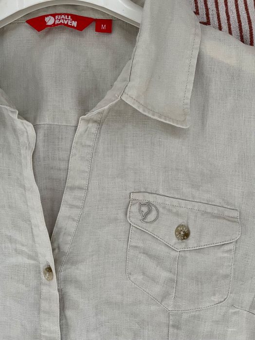 Ленена къса риза Fjallraven FJÄLLRÄVEN Patagonia Solomon arcterix