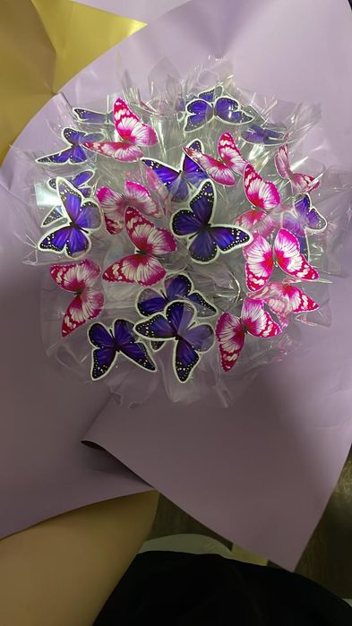 букет из бабочек 27шт