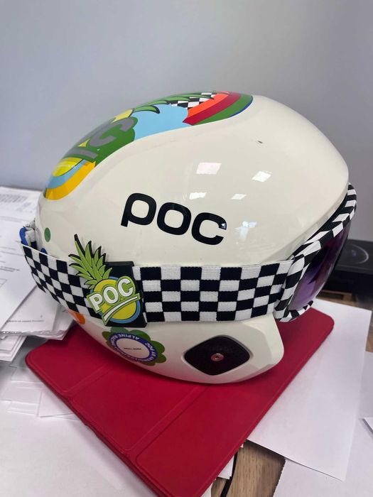 POC детска каска за ски и очила
