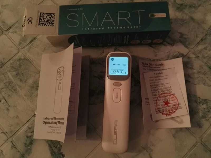 Безконтактен термометър, LCD дисплей, 2 модела, инфраред термометър