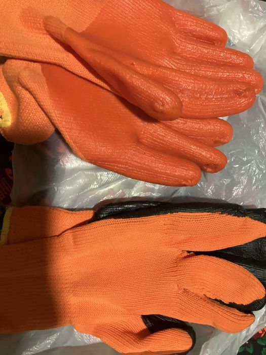 Перчатки, вакум пакет, краска