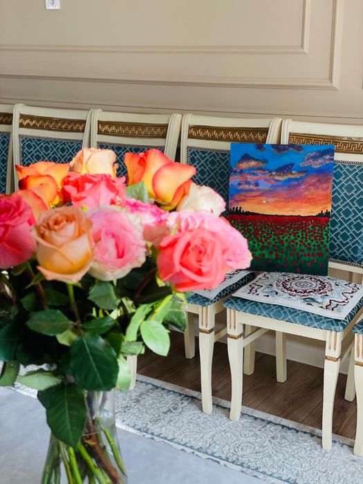 Стол 4м со стульями 20шт