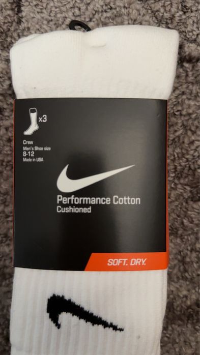 3 Sosete Nike Albe Originale 42-46