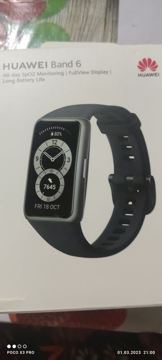 Часы Huawei band 6