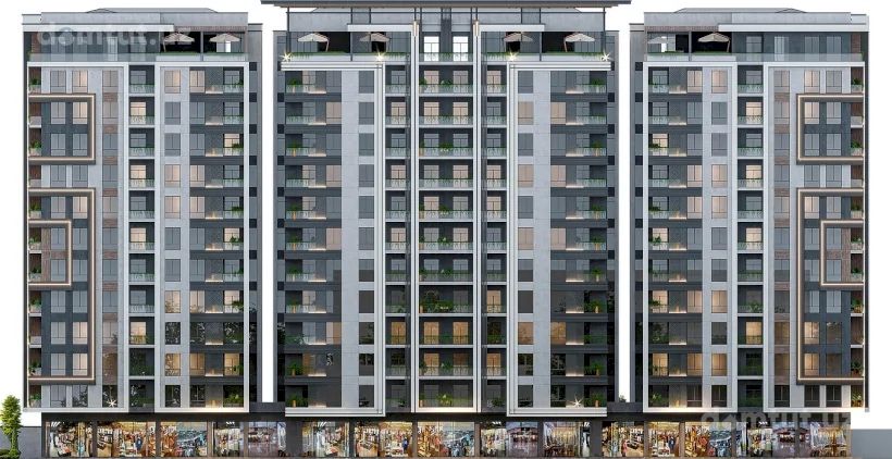 квартира в Miran House 52.6 кв/м (коробка), мирабадский пасп.стол