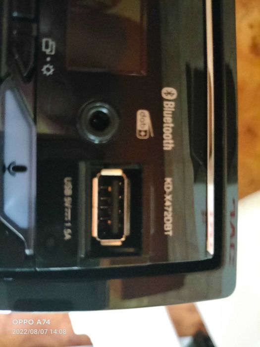 Radio-Casetofon Mașină JVC  Nou-Nouț USB+Tel. (Bluetooth)