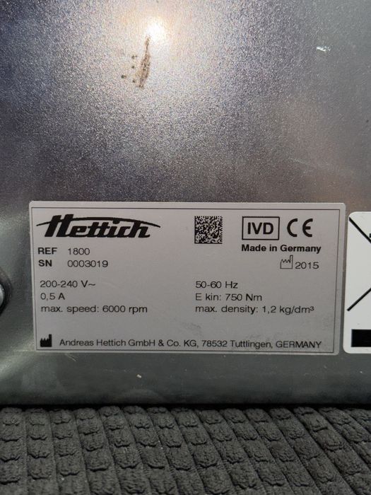 Лабораторна центрофуга Hettich EBA 200