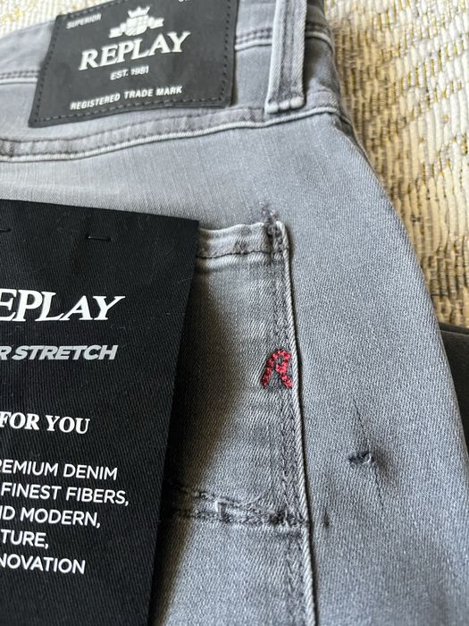 REPLAY : Anbass Power Stretch  - НОВИ 32-33 Slim / Оригинал