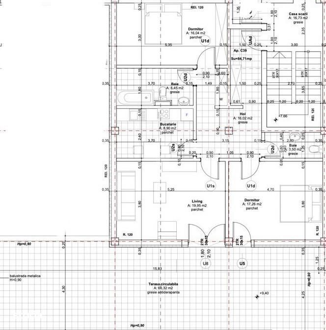 Apartament 3 camere, 84.71 mp, zona Lipovei — fotografia 1