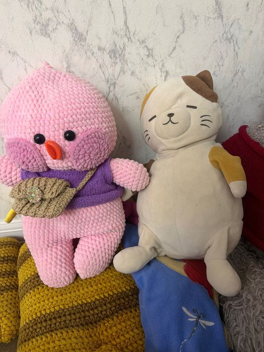 Игрушки мягкие, катана, автокресло