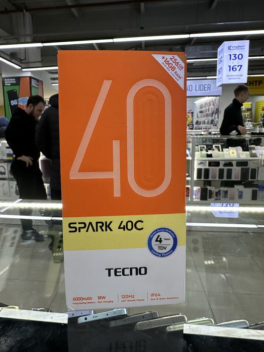 Tehno spark 40S новый 16/256