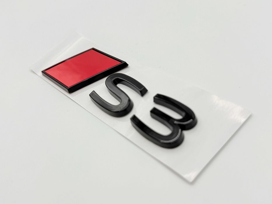 Emblema AUDI S3 spate negru NOU