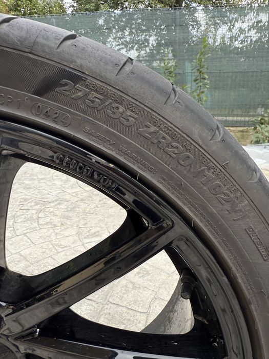 Set 4 jante aluminiu 275/35/R20 + avelope de vara Kumho ECSTA