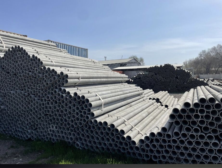 Напорные, безнапорные Асбестоцементные трубы Д50,75,100,150,200,250мм