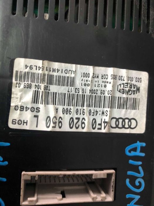 ceasuri bord 2.0 tdi audi a6 4f