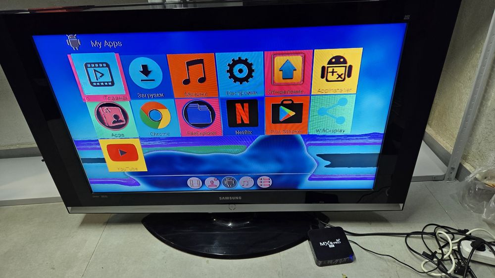 *️⃣ Samsung le40S71B Диогональ 102см + Андроид Приставка/ QTV