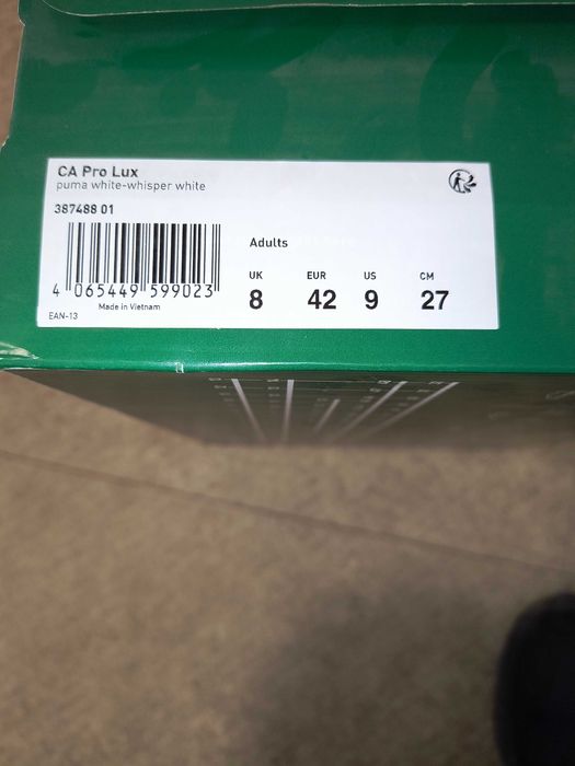 Кецове PUMA цвят бял+слонова кост