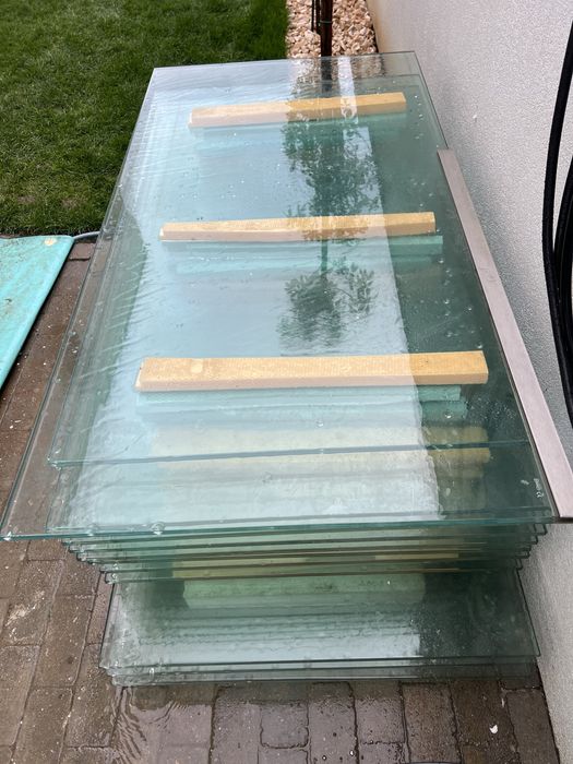 Balustrada balcon sticla securizata 16mm - 18ml