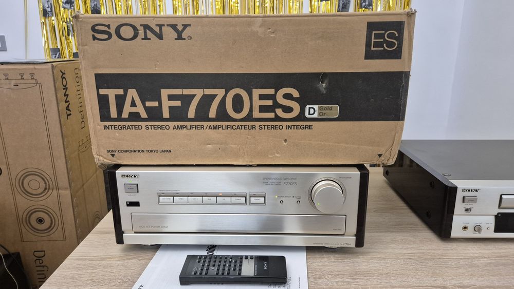 Sony TA-F770ES Champagne,, Full Box ,Impecabil