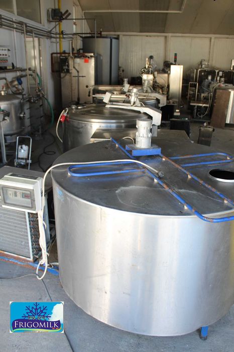 Racitor lapte 300 litri, bazin racire lapte, tanc lapte inox 220V