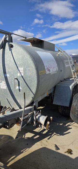 Цистерна за тор BSA 9000 л – поцинкована, двуосна, 4 нови гуми
